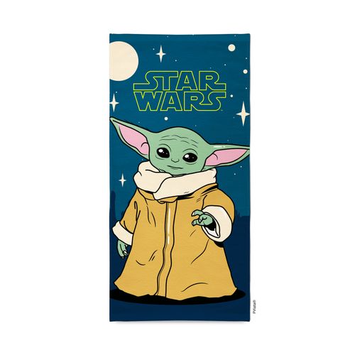 Toallón Algodón Baby Yoda Star Wars