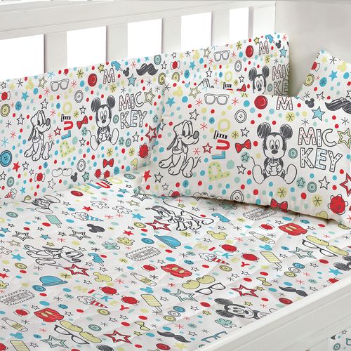 Acolchado Cuna Funcional Mickey