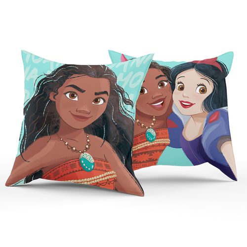 Almohadon Princesas Moana y Blancanieves