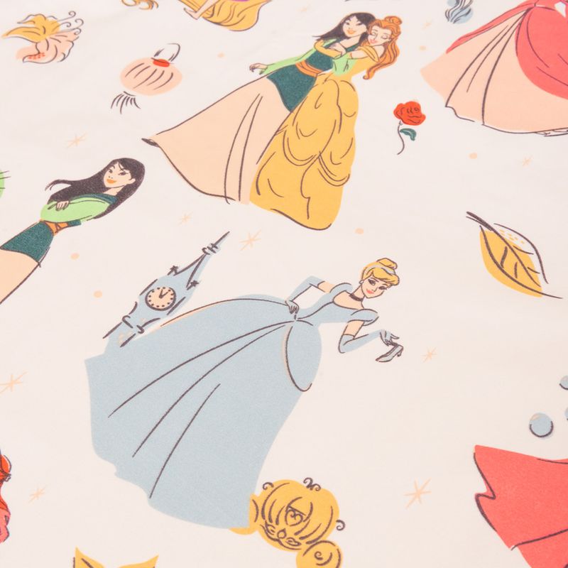 Juego de Sábanas 1 1/2 plaza Princesas Disney