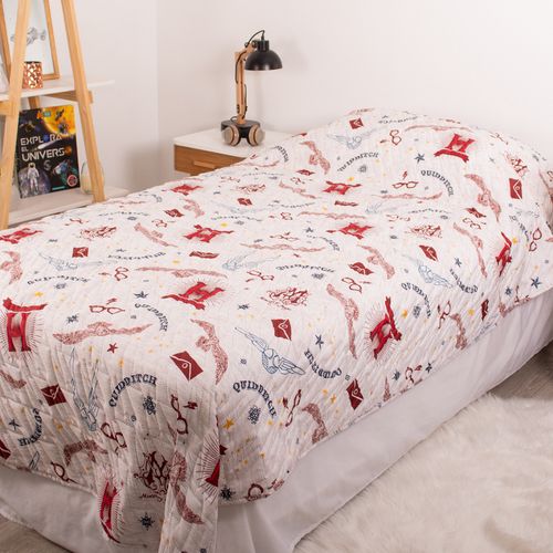 Cubrecama 1 1/2 pl Harry Potter