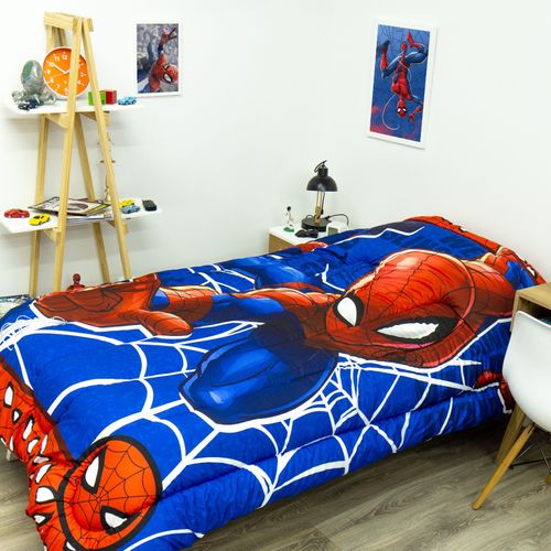 Acolchado Spiderman Blue