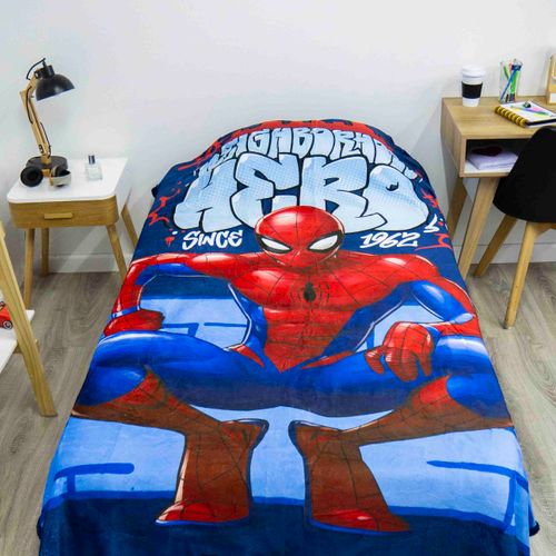 Frazada Corderito Spiderman