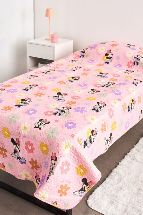 Cubrecama Ultra Soft 11/2 Plaza Minnie