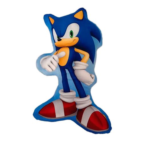 Almohadón Plush Cushion con Forma Sonic