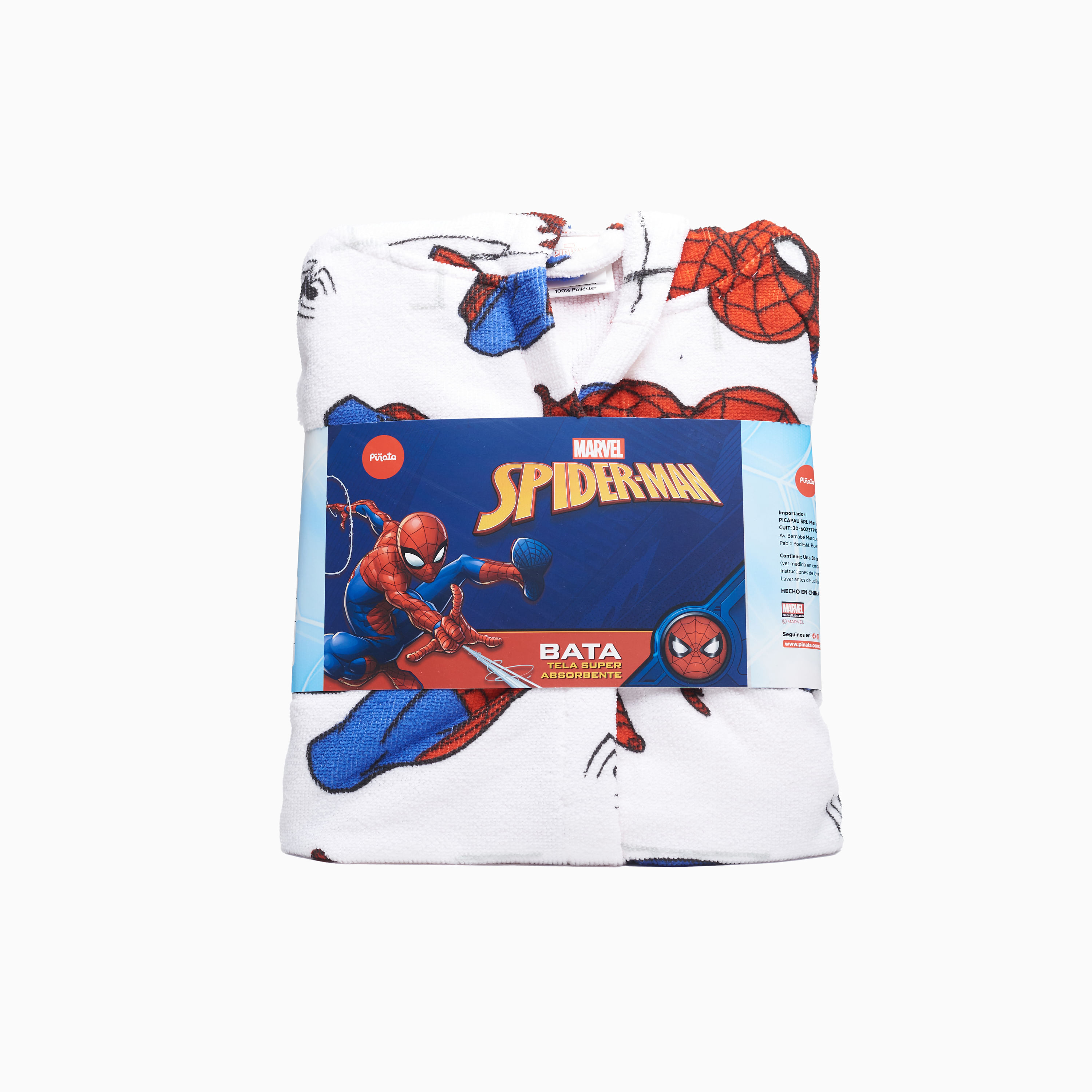 Bata Spiderman White Piñata oficial