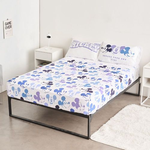 Juego de Sábanas 2 Plazas Mickey Blue
