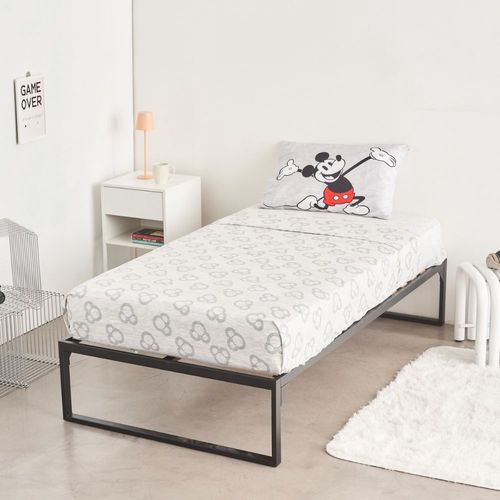 Juego de Sábanas 1 1/2 Plaza Plus Mickey Classic Grey