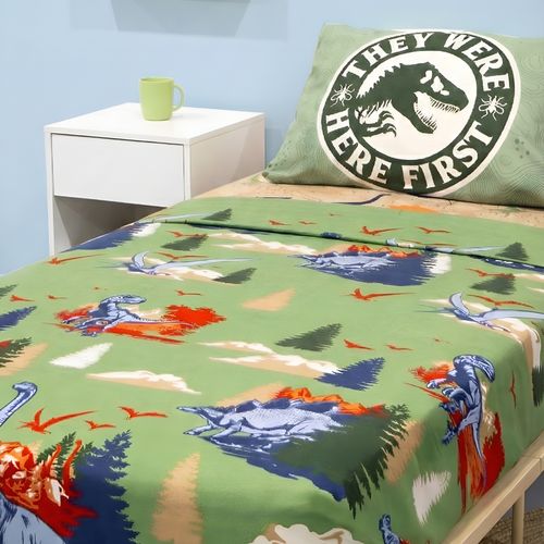 Juego de Sábanas de 1 1/2 Plaza Jurassic V
