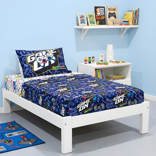 Juego de Sábanas 1 1/2 plaza GAMER - Level UP!