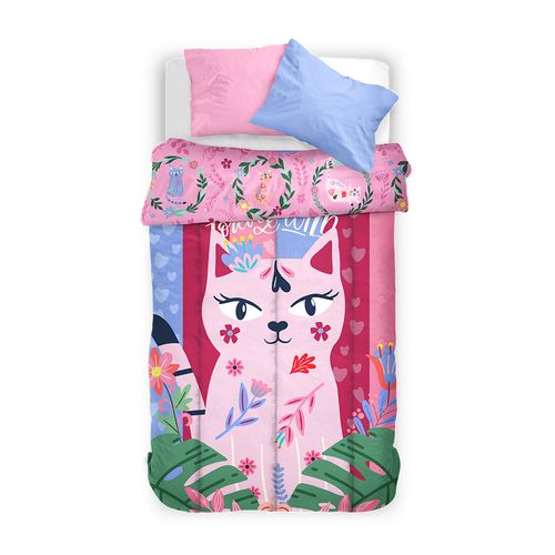 Acolchado 1 1/2 plaza Wild