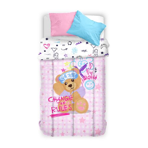 Acolchado 1 1/2 Plaza Cuddle Bears