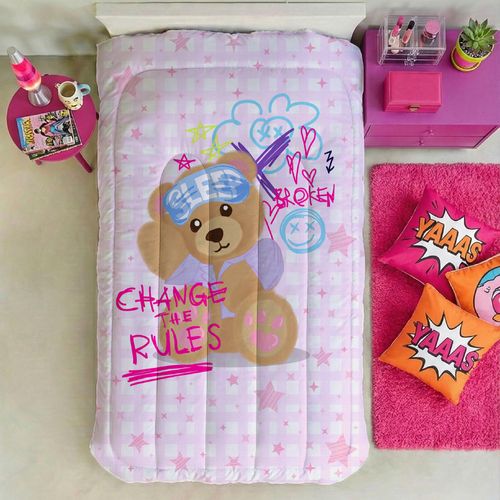 Acolchado 1 1/2 Plaza Cuddle Bears