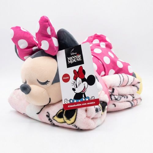 Manta Infantil con Almohadón Minnie