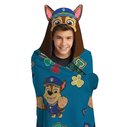 Manta con capucha PAW PATROL - CHASE