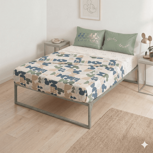 Juego de Sábanas 2 plazas Mickey Geometrics