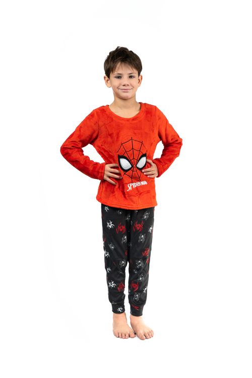 Pijama Plush de Niños Spiderman