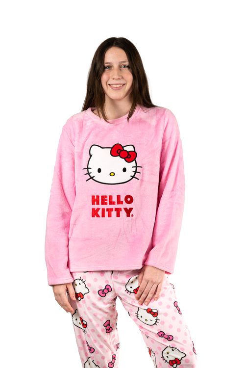 Pijama Plush de Adulto Hello Kitty