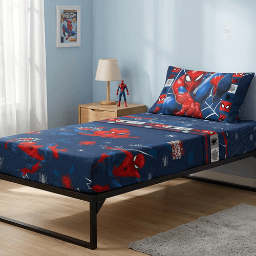 Juego de Sábanas 1 1/2 Plaza Spiderman