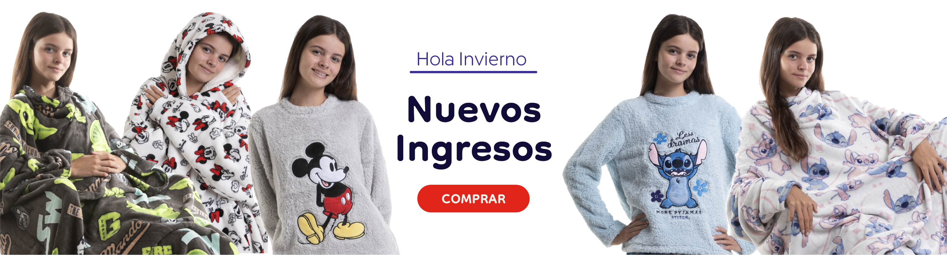 Pijamas y Hoodie Disney