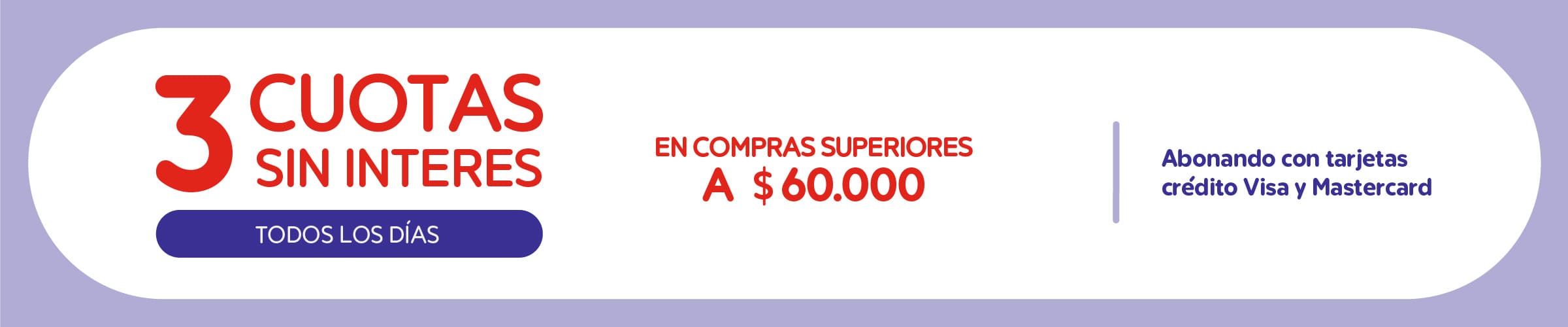 3 Cuotas