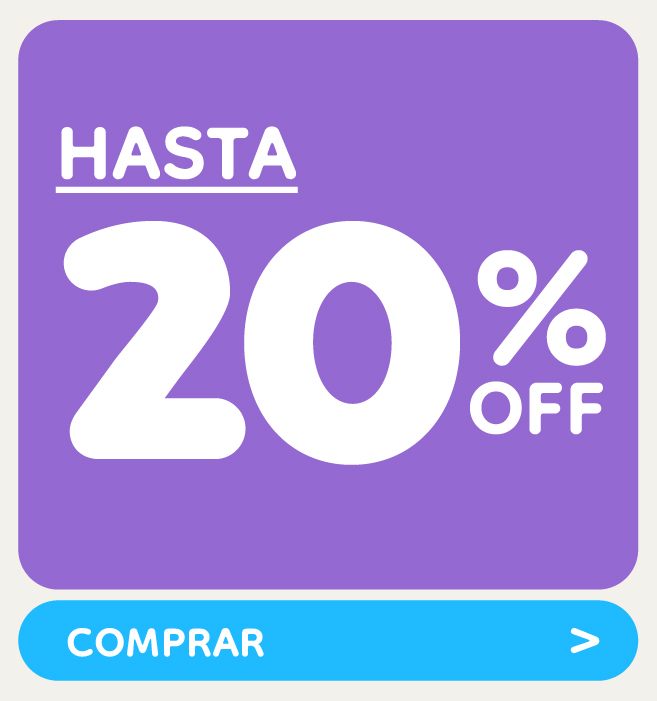 Hasta 20%OFF